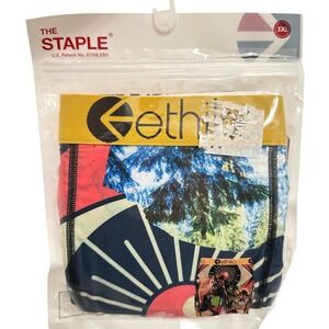 Ethika Mens The Staple Boxer Briefs Cougar Nature Graphic MLUS2782-GRP 3XL NEW